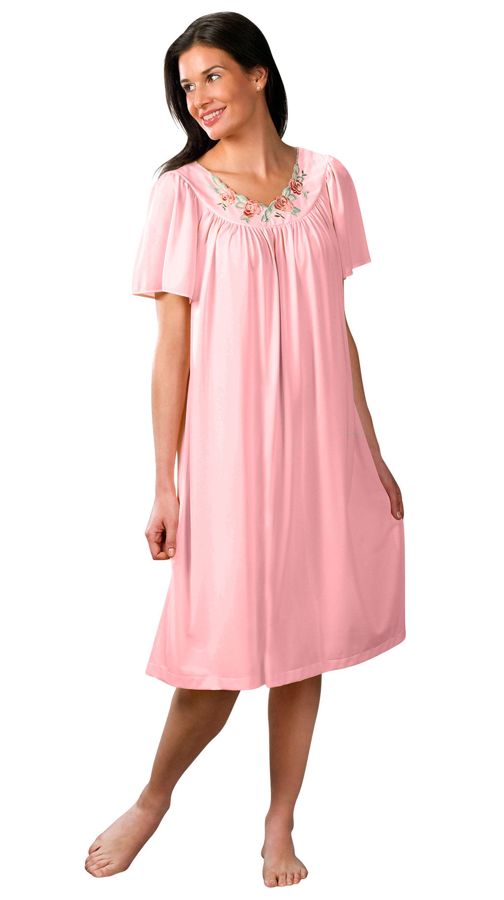 Shadowline Short Sleeve Nightgown