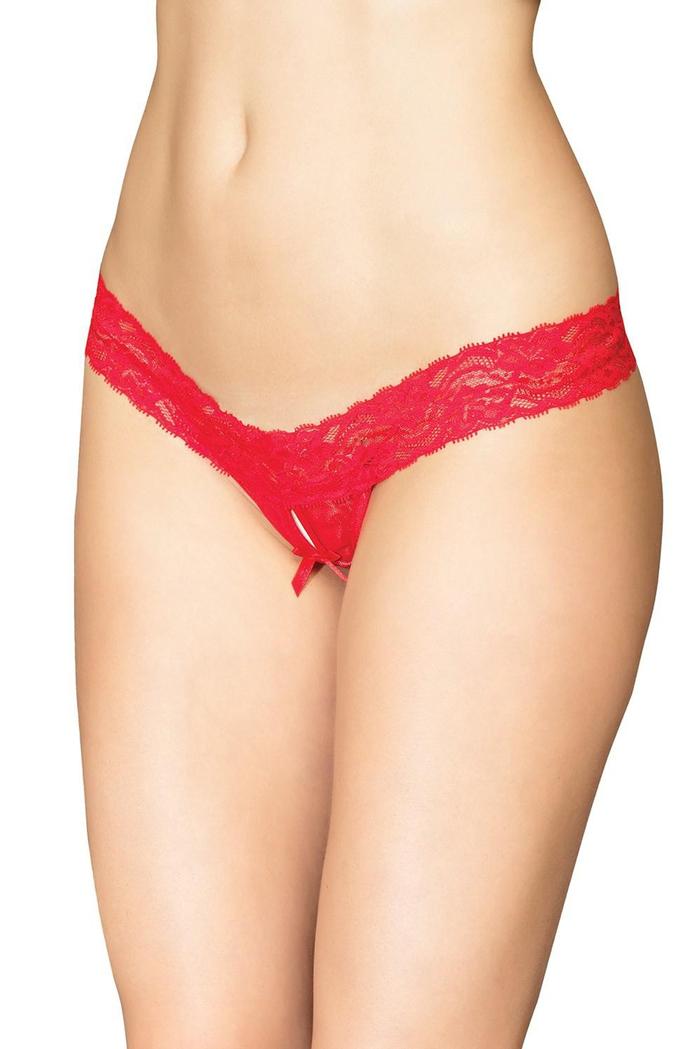 Coquette Crotchless Thong