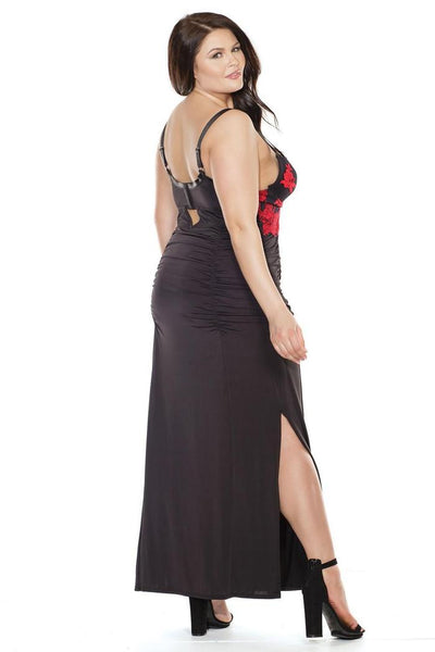 Coquette Embroidered Gown