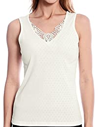 Patricia Cotton with Lace Neckline Cami