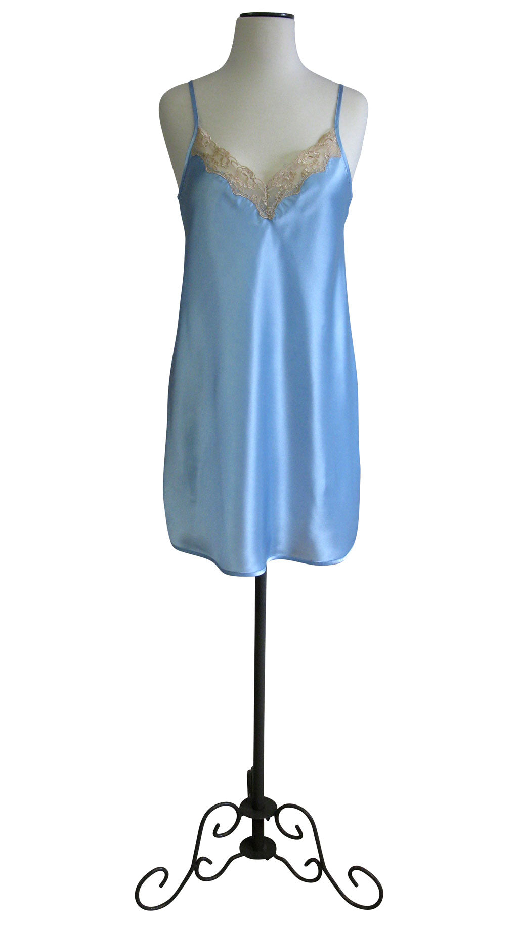 Shadowline Vintage Lace Trim Chemise