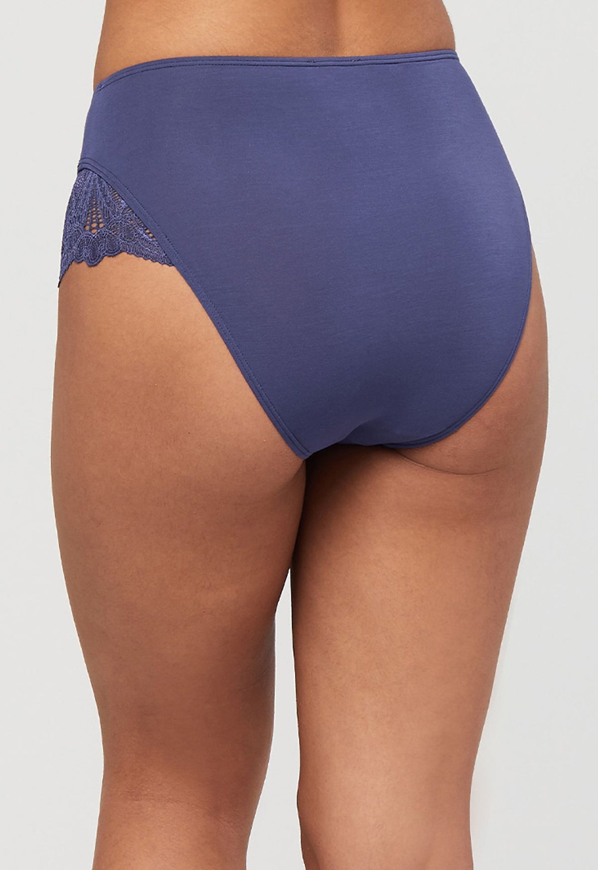 Fleur't Belle Epoque High Waisted Brief-Oxford Blue