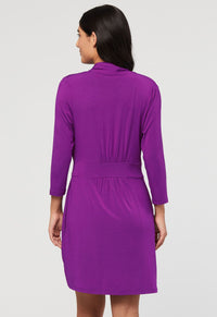 Fleur't Iconic Robe-Dark Orchid