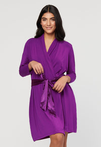 Fleur't Iconic Robe-Dark Orchid