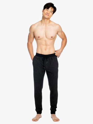 Joe Boxer Microfleece Jogger Pant-Charcoal-Medium only