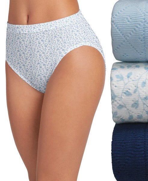 Women Jockey underwear Breathe 3-pack French Cut Panties Blue