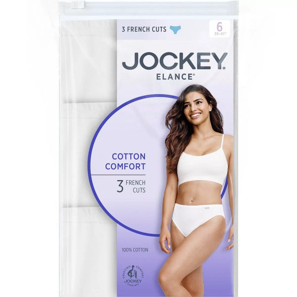 Jockey Elance Cotton Comfort French Cut -3 Pk
