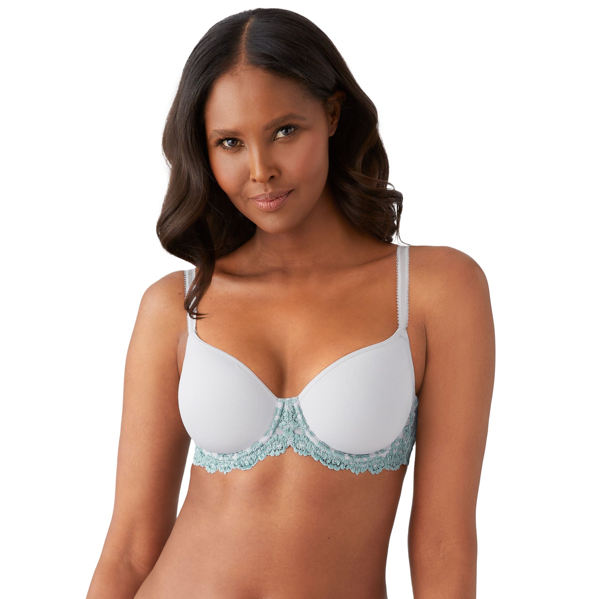 Wacoal Embrace Lace Underwire Contour Bra, Naturally Nude/Ivory