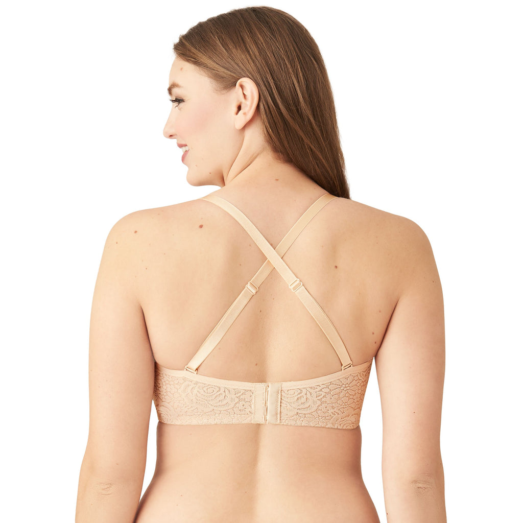 Wacoal Halo Lace Strapless Bra: Naturally Nude: UK38 / EUR85: C - Chantilly  Online