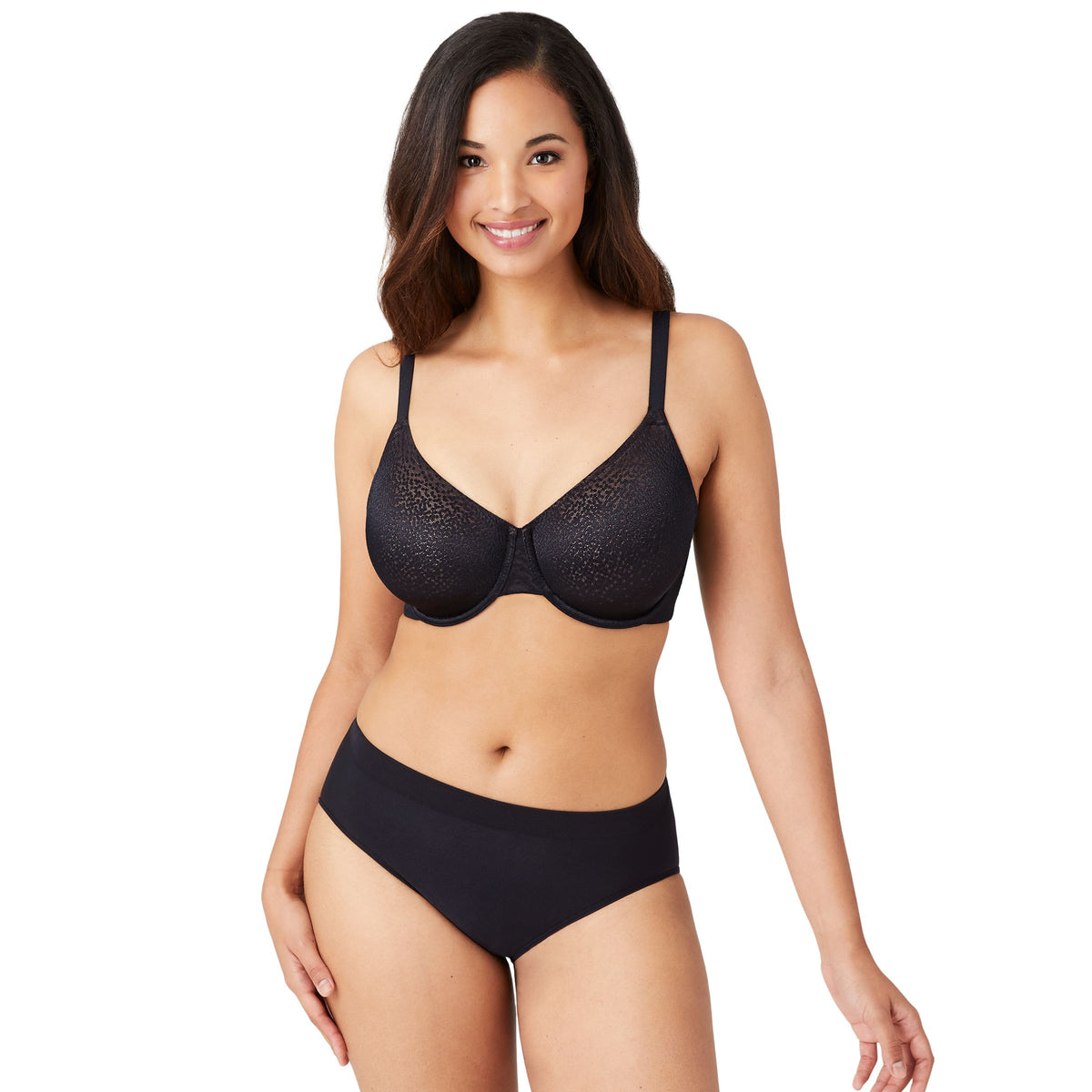 Wacoal Back Appeal Underwire Bra-Black