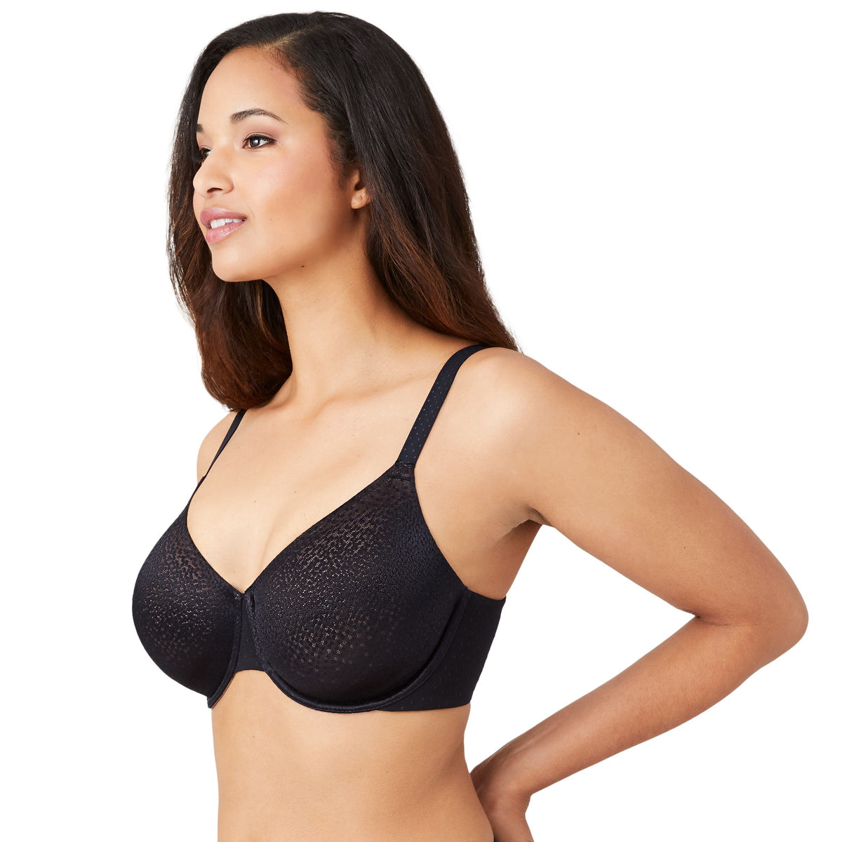 Wacoal Back Appeal Underwire Bra-Black
