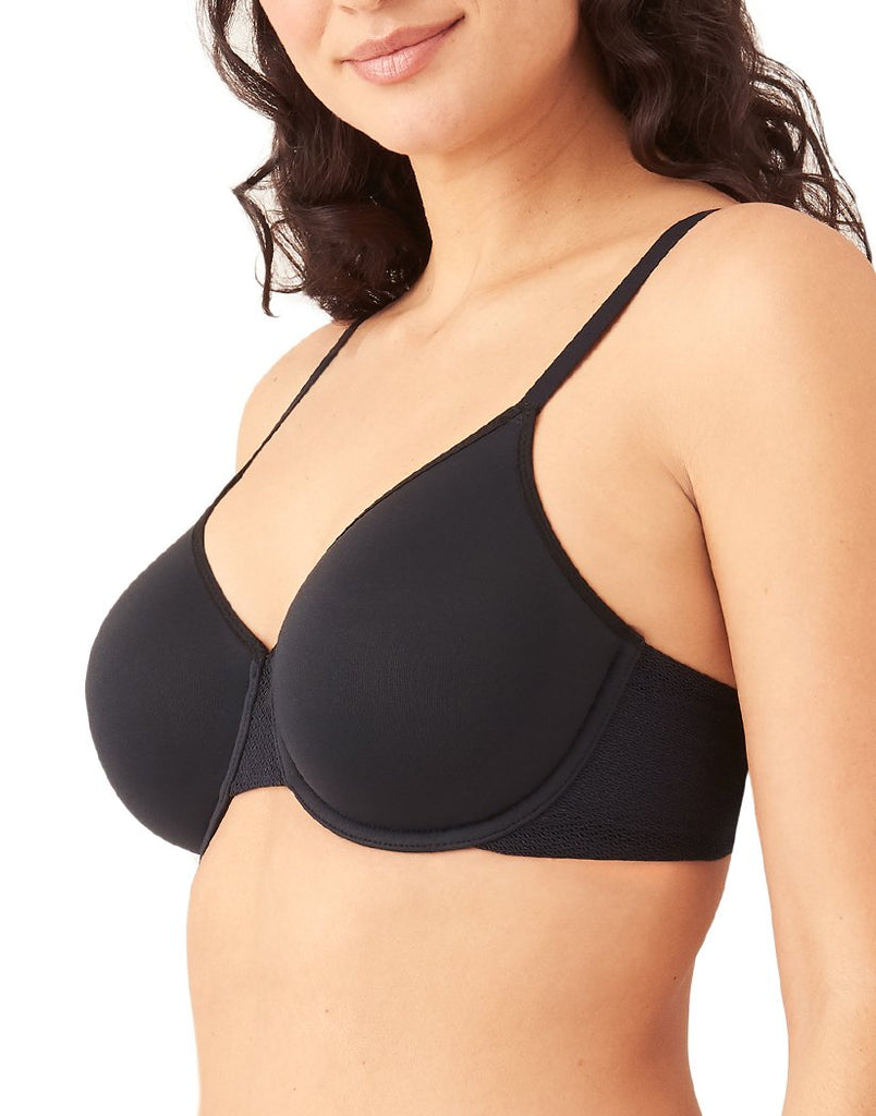 Wacoal black underwire lightweight breathable smooth T-shirt bra
