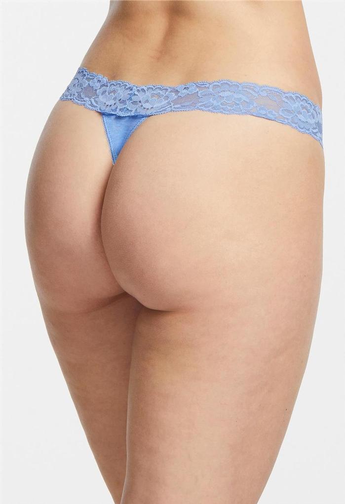 Montelle Microfiber and Lace Thong