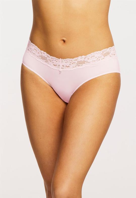 Montelle Microfiber and Lace Hipster