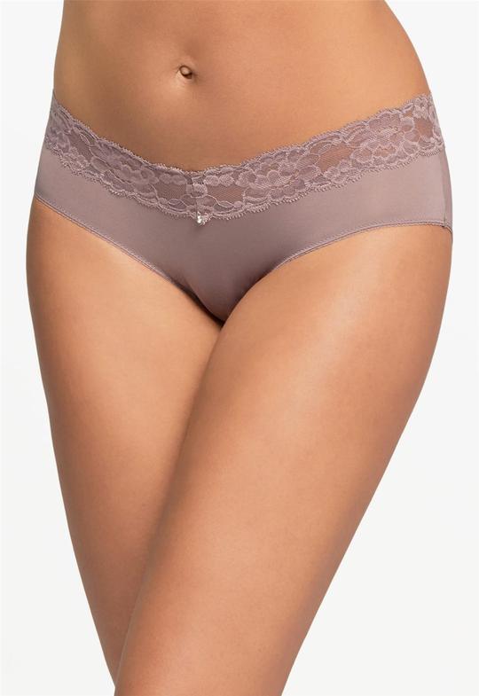 Montelle Microfiber and Lace Hipster