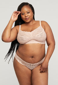 Montelle Lace Bralette-Champagne