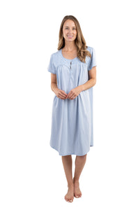 Patricia Lightweight Embroidered Nightgown