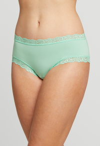 Fleur't Iconic High Waist Boyshort-Beach Grass