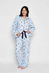 Kayanna Blue Bouquet Flannel Pajama