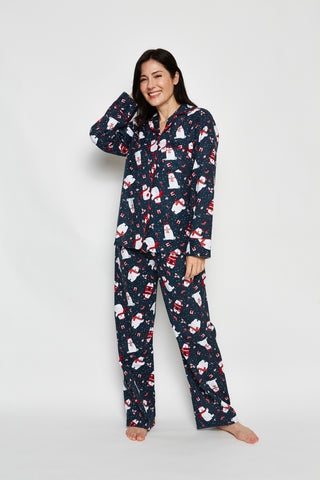 Kayanna Teddy Bear Flannel Pajama
