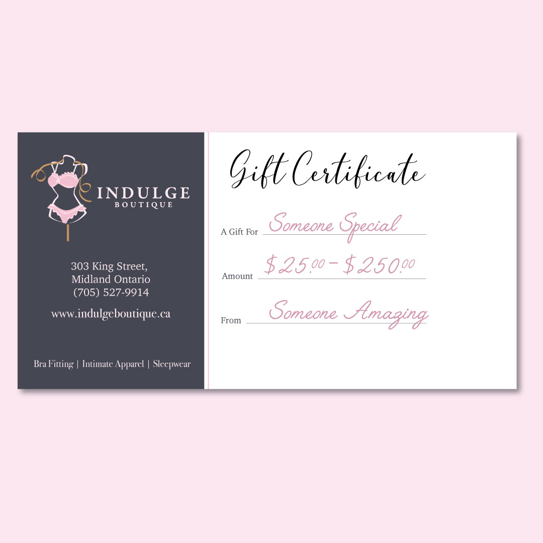 Indulge Boutique Gift Card
