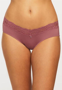 Montelle Microfiber and Lace Hipster