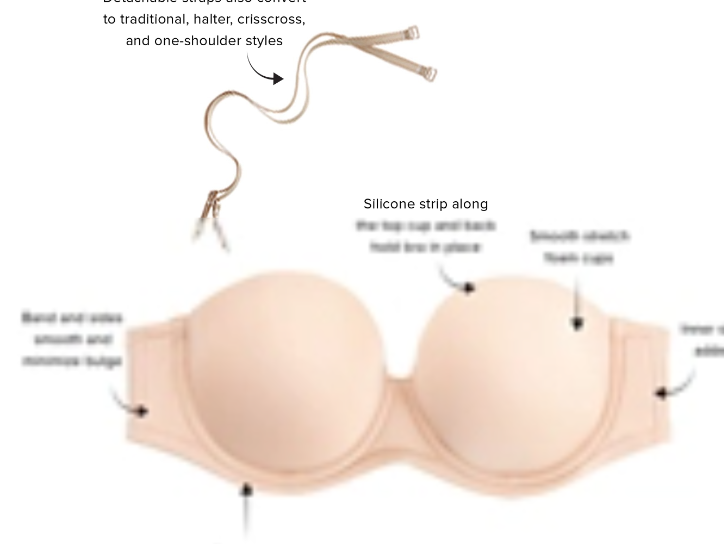 Wacoal Red Carpet Strapless Underwire Bra