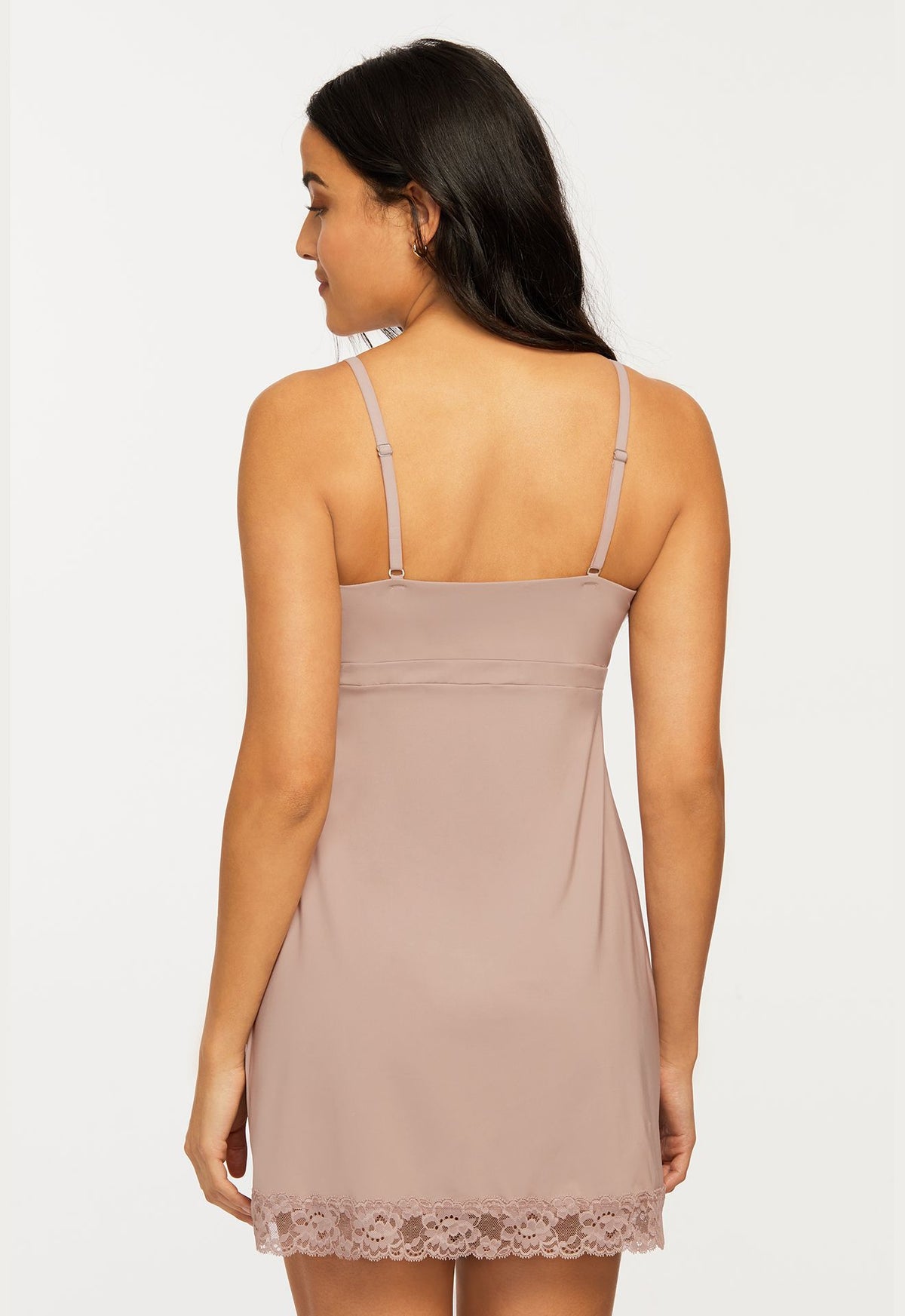 Montelle Microfiber and Lace Chemise