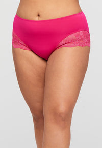 Fleur't Belle Epoque High Waisted Brief-Bright Rose
