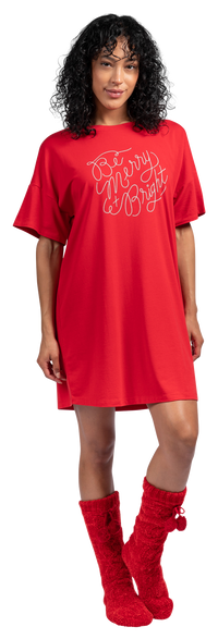 LatteLove Be Merry and Bright Nightshirt