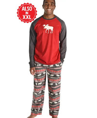 LazyOne Moose Faire Isle Long Sleeve Top