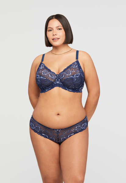 Montelle Muse Full Cup Lace Bra-Gemstone