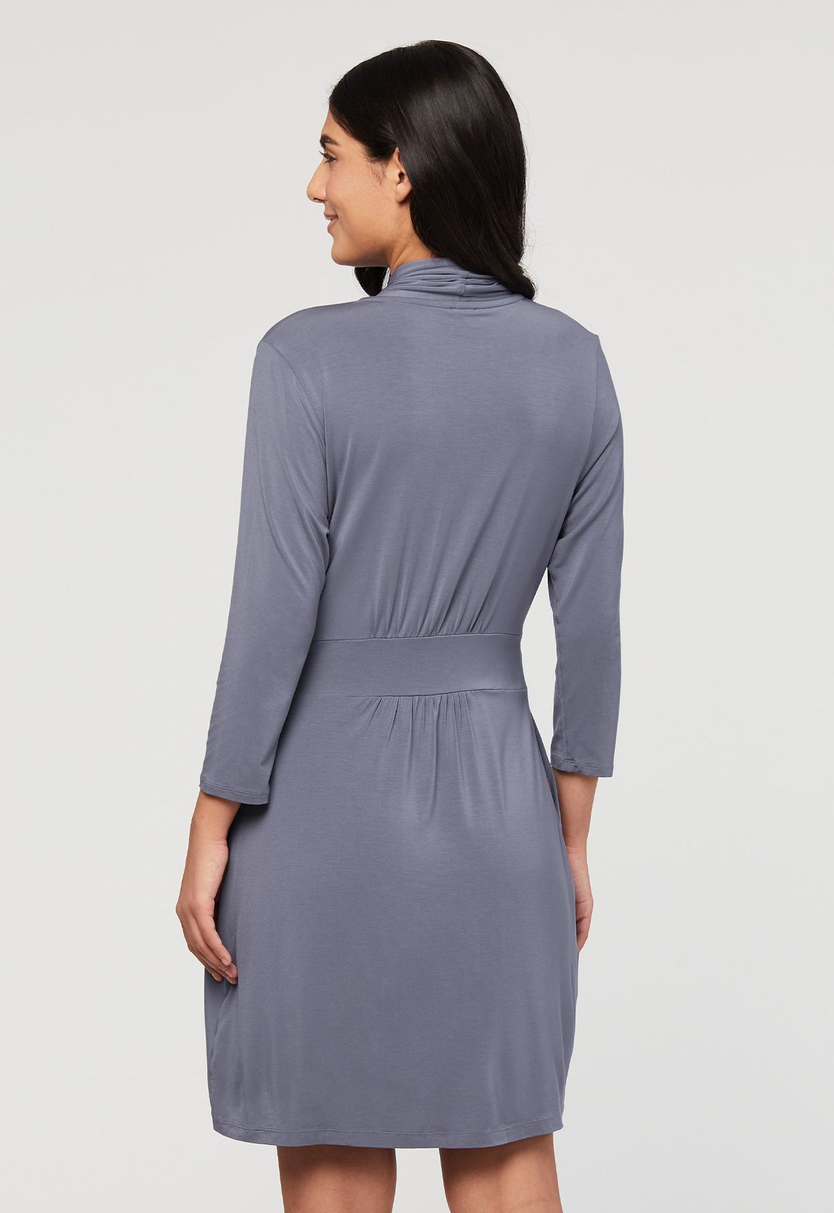 Fleur't Iconic Robe-French Grey