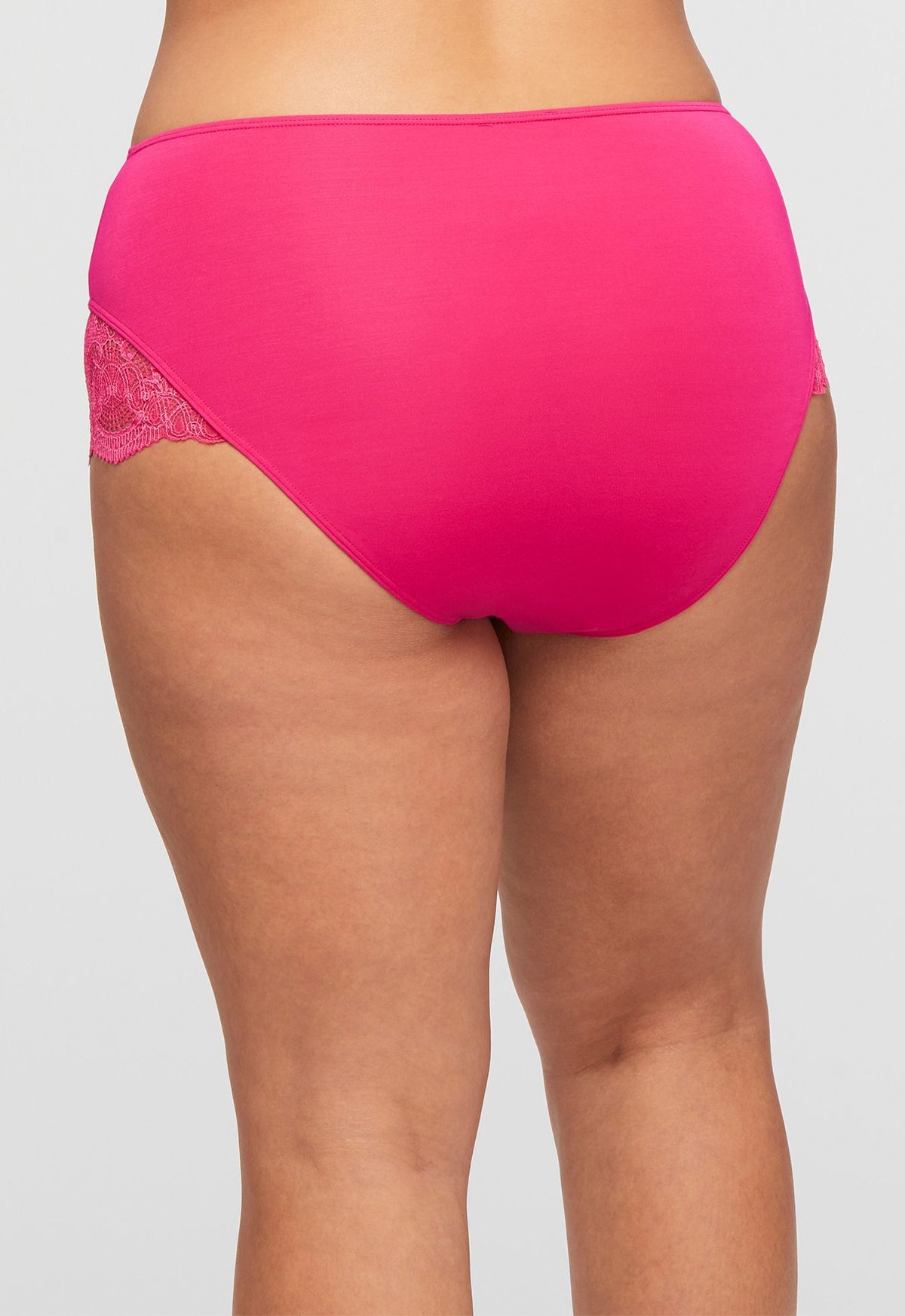 Fleur't Belle Epoque High Waisted Brief-Bright Rose