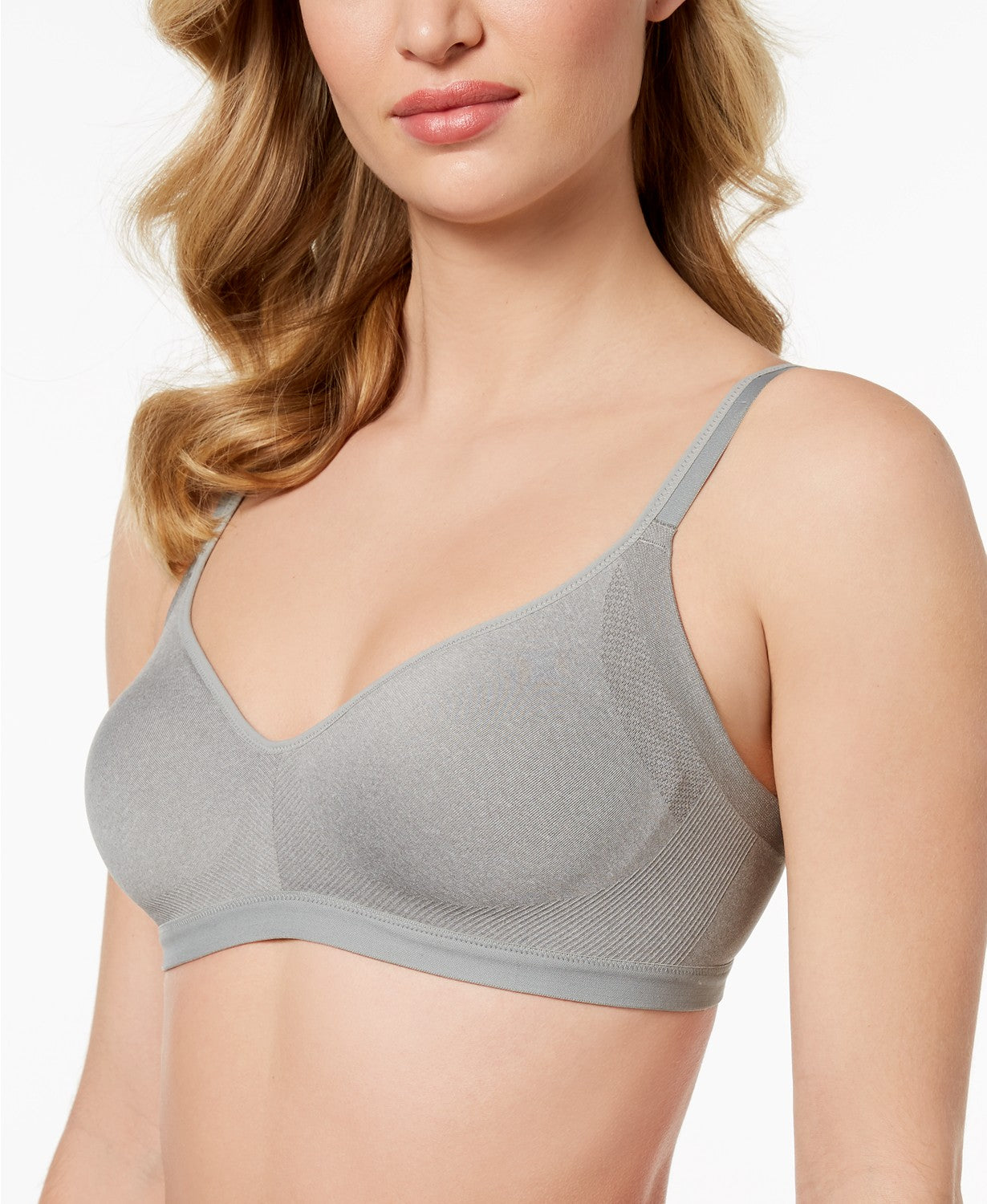 Warner's No Side Effects Wire-Free Back Smoothing T-Shirt Bra, M