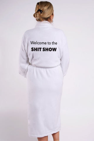 LA Trading Co. Welcome To The Sh#t Show Plush Robe
