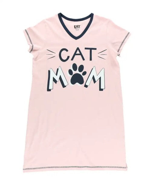 LazyOne Cat Mom Nightshirt