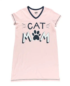 LazyOne Cat Mom Nightshirt