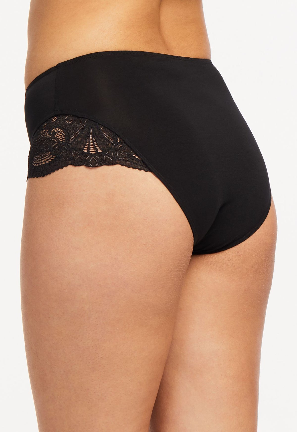Fleur't Belle Epoque High Waisted Brief-Black